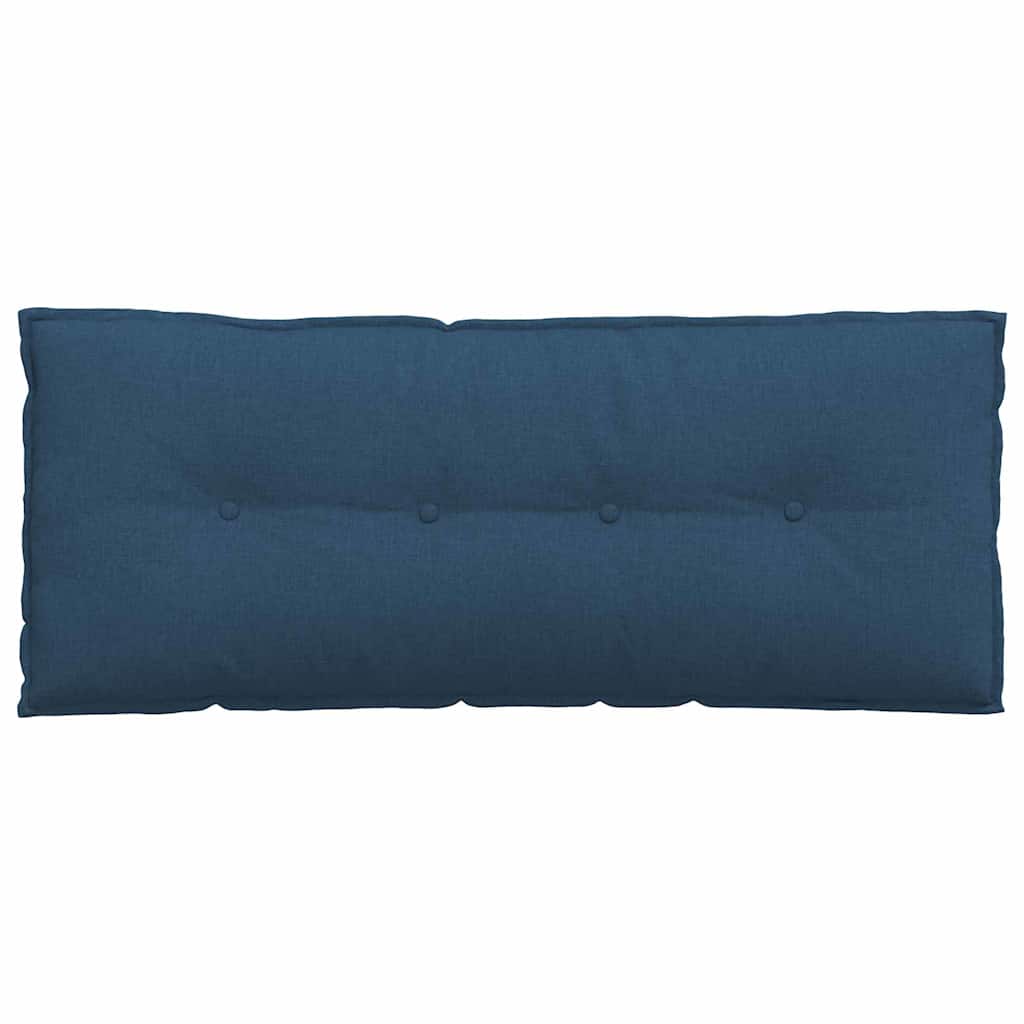 vidaXL Μαξιλάρι Πλάτης Μπλε 120 x 19 x 50 εκ ύφασμα - Image 6