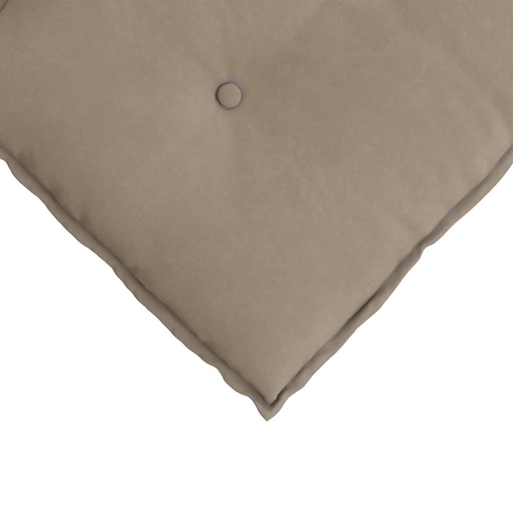 vidaXL Μαξιλάρι Πλάτης Taupe 200 x 50 εκ. Ύφασμα Μικροΐνας - Image 7