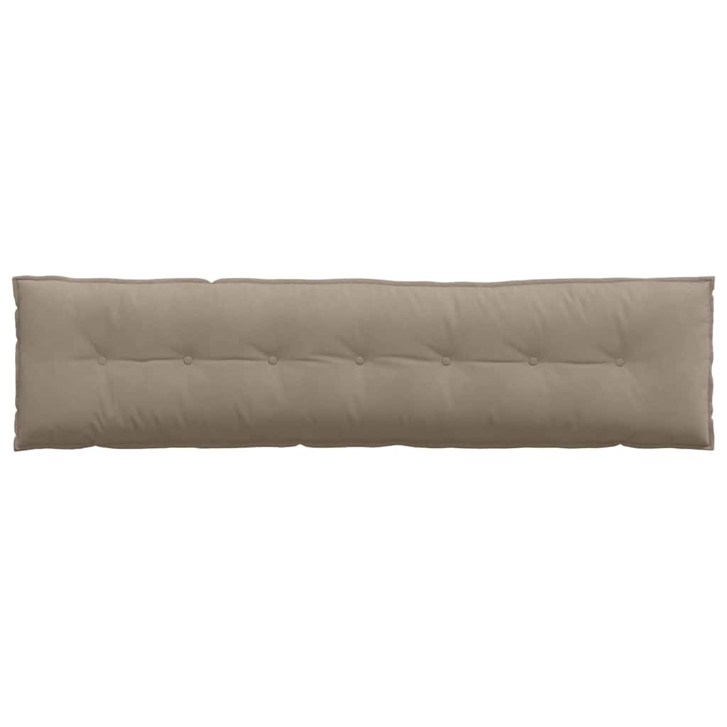 vidaXL Μαξιλάρι Πλάτης Taupe 200 x 50 εκ. Ύφασμα Μικροΐνας - Image 6