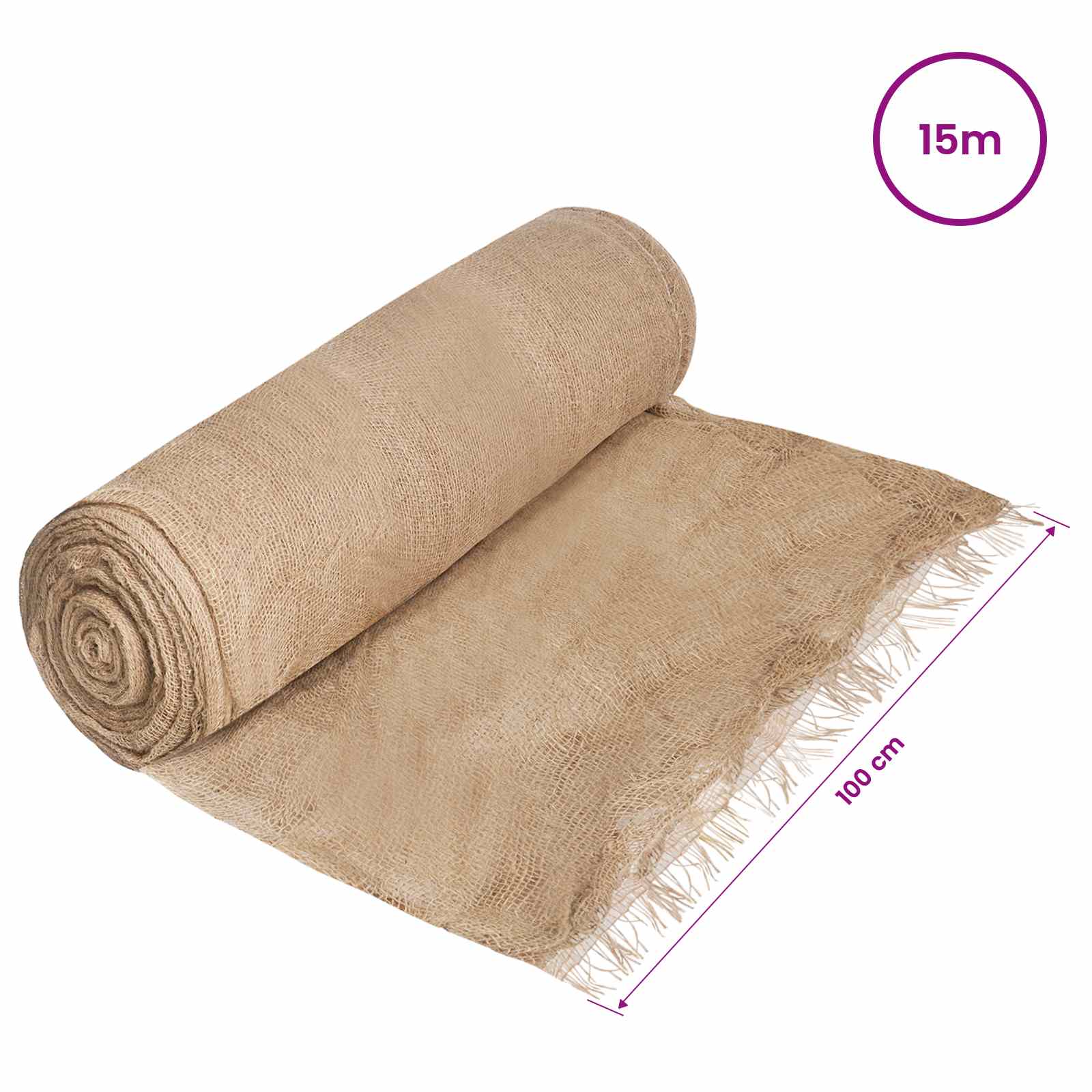 vidaXL Ρολό από Τζute 200 x 1500 εκ - Image 7