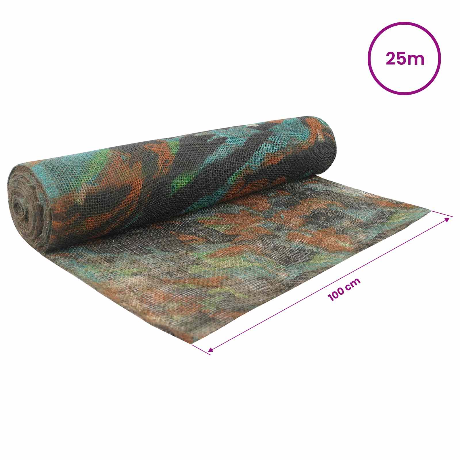 vidaXL Ρολό από Τζute 100 x 2500 εκ Παραλλαγή - Image 7