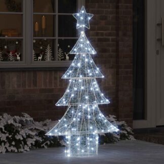 vidaXL Χριστουγεννιάτικο Δέντρο 160 LED Ψυχρό λευκό 150 cm Ακρυλικό