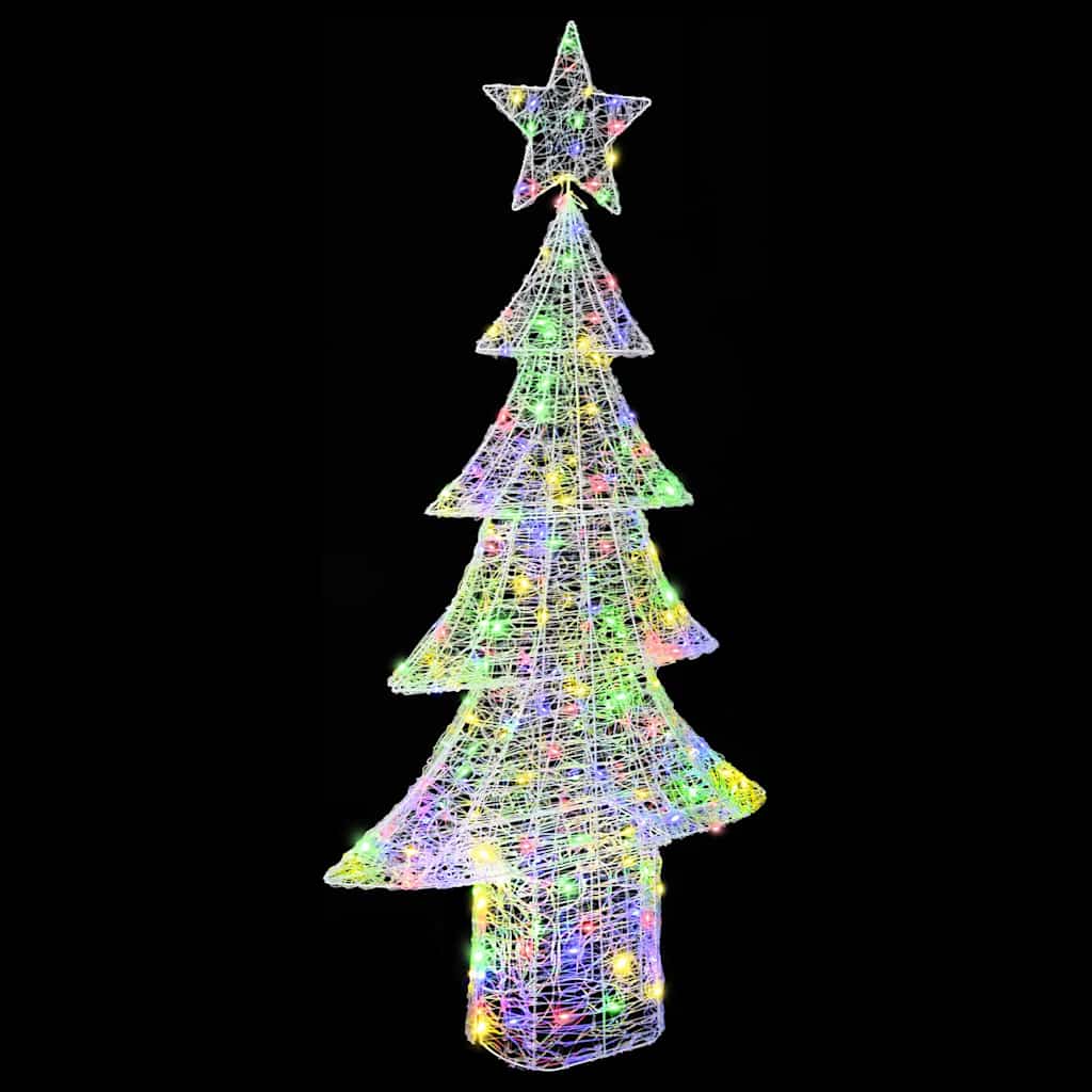 vidaXL Χριστουγεννιάτικο Δέντρο 240 LED Πολύχρωμο 180 cm Ακρυλικό - Image 5