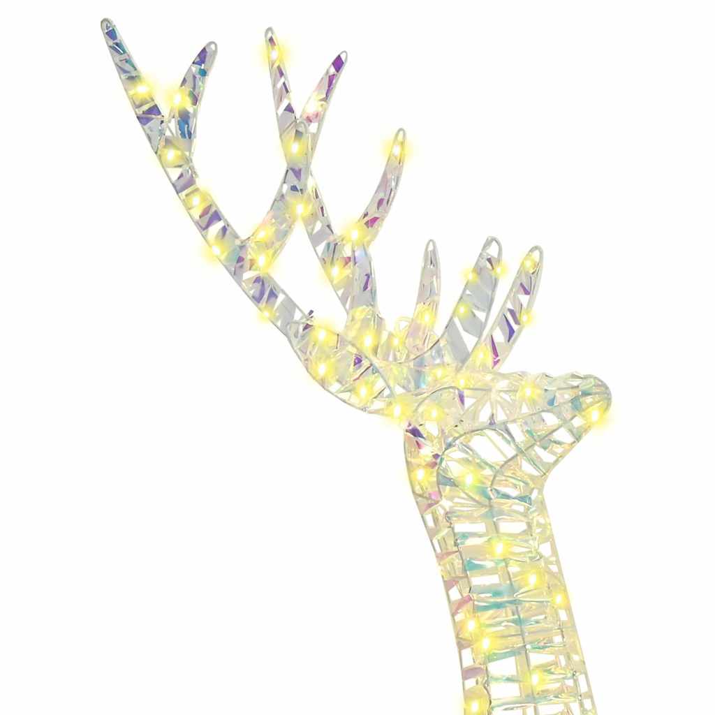 vidaXL 3D Ελάφι 140 LED Θερμό λευκό 128 εκ PET - Image 7