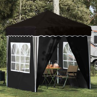 vidaXL Αυτοσχέδιο Μόρφωση 195 x 195 x 245 εκ. Μαύρο Ύφασμα Όξφορντ