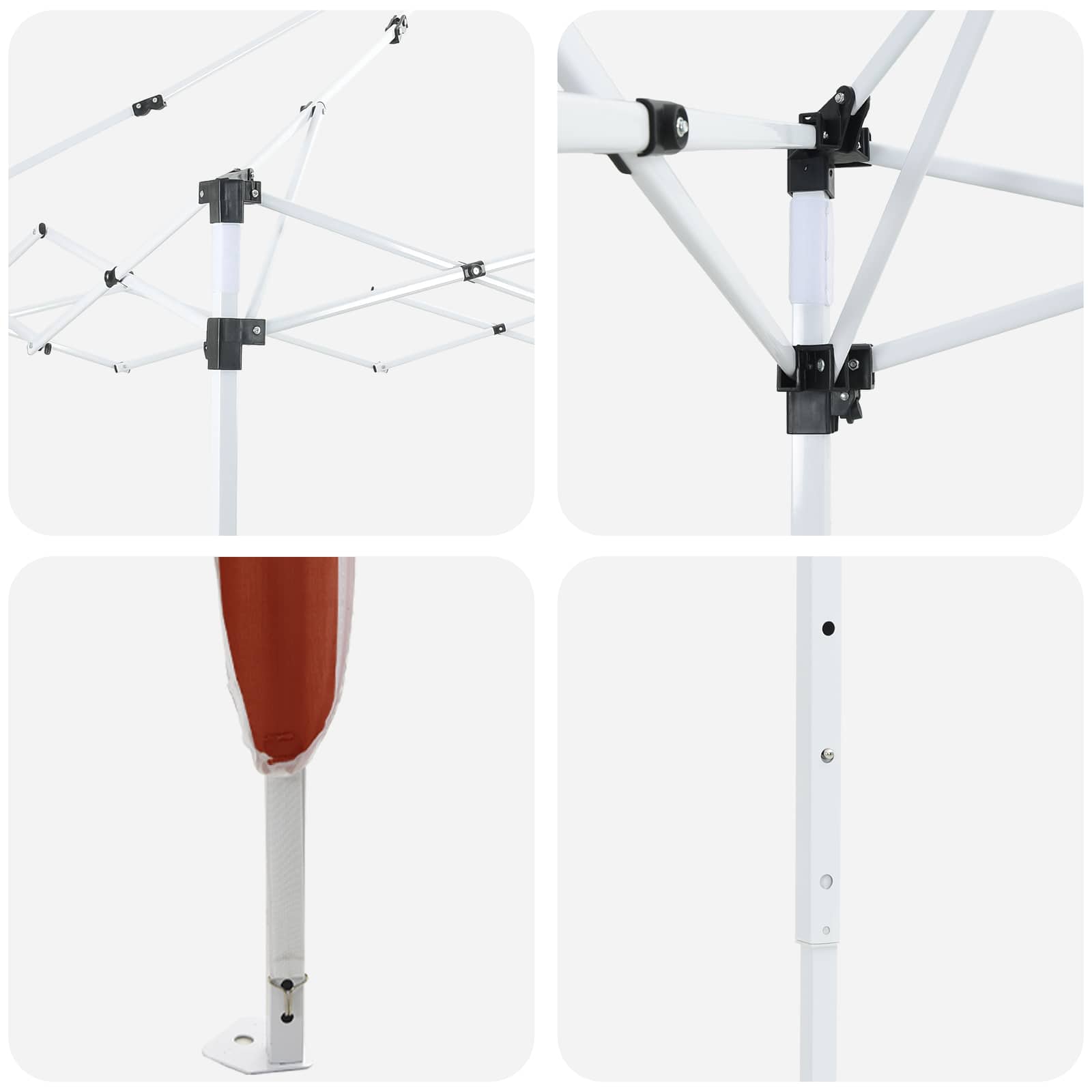 vidaXL Αυτοσχέδιο Μόρφωση 194 x 194 x 245 εκ. Τερακότα - Image 10