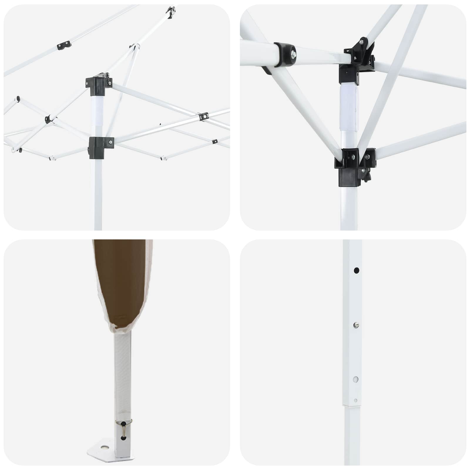 vidaXL Αυτοσχέδιο Μόρφωση 290 x 290 x 245 εκ Taupe - Image 10