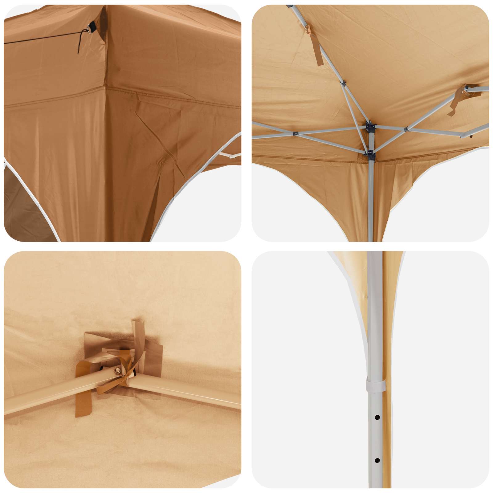 vidaXL Αυτοσχέδιο Μόρφωση 290 x 290 x 245 εκ Μπεζ - Image 11