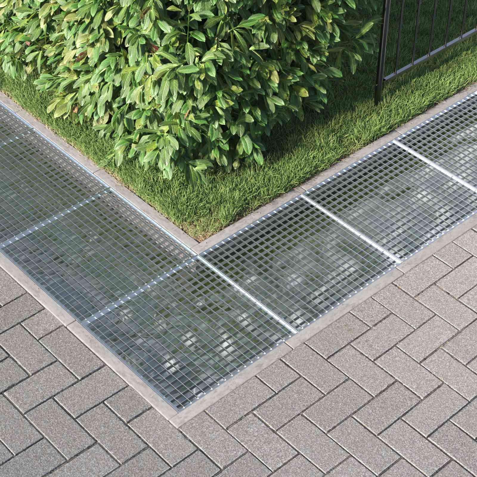 vidaXL Σίτα Ασημί 60 x 60 x 2 cm Γαλβανισμένο Ατσάλι Ψυχρής Βύθισης - Image 3