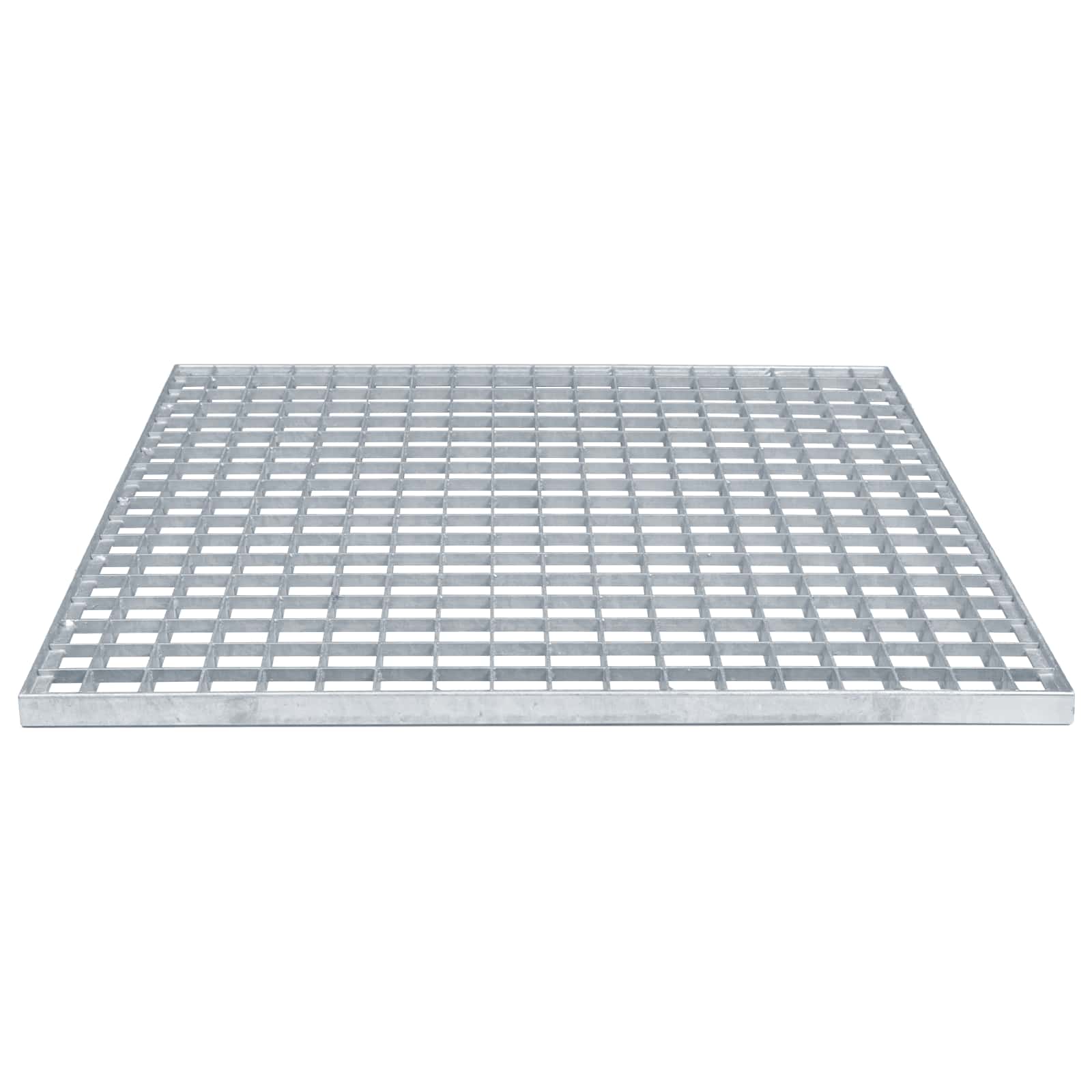 vidaXL Σίτα Ασημί 60 x 60 x 2 cm Γαλβανισμένο Ατσάλι Ψυχρής Βύθισης - Image 4