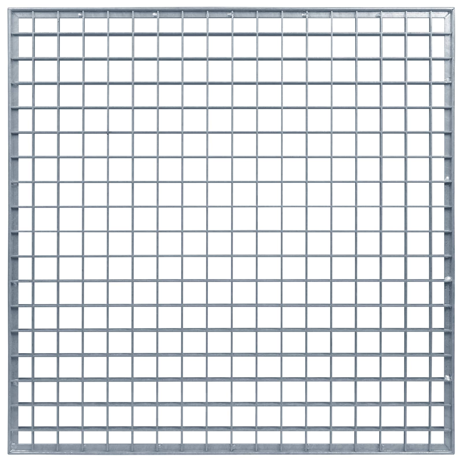 vidaXL Σίτα Ασημί 60 x 60 x 2 cm Γαλβανισμένο Ατσάλι Ψυχρής Βύθισης - Image 5