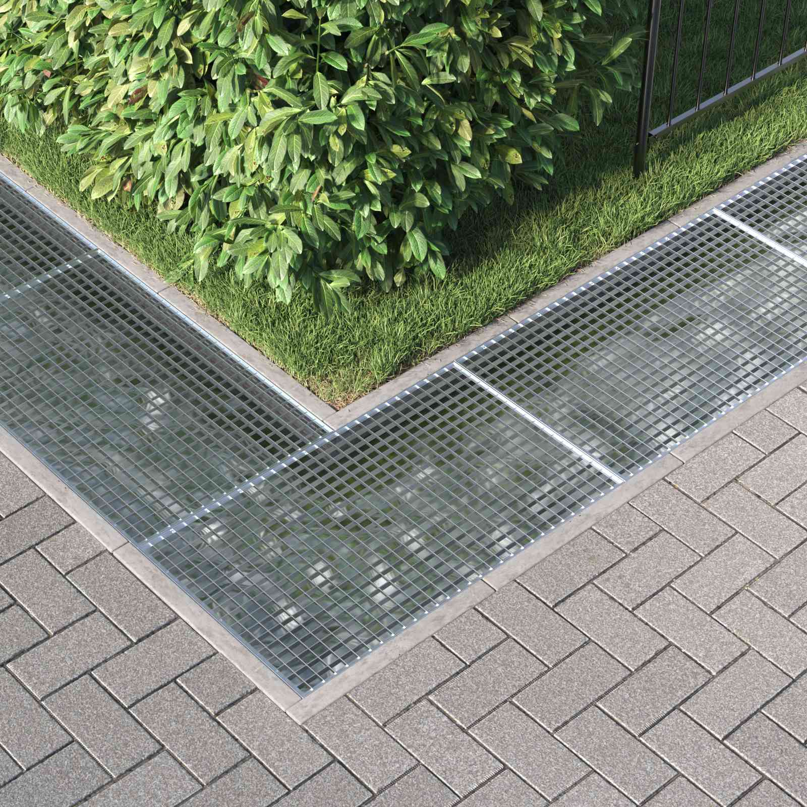 vidaXL Σίτα Ασημί 100 x 60 x 2 cm Γαλβανισμένο Ατσάλι Ψυχρής Βύθισης - Image 3
