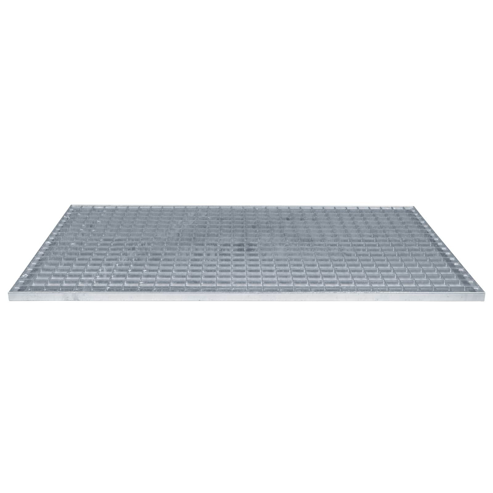 vidaXL Σίτα Ασημί 100 x 60 x 2 cm Γαλβανισμένο Ατσάλι Ψυχρής Βύθισης - Image 4