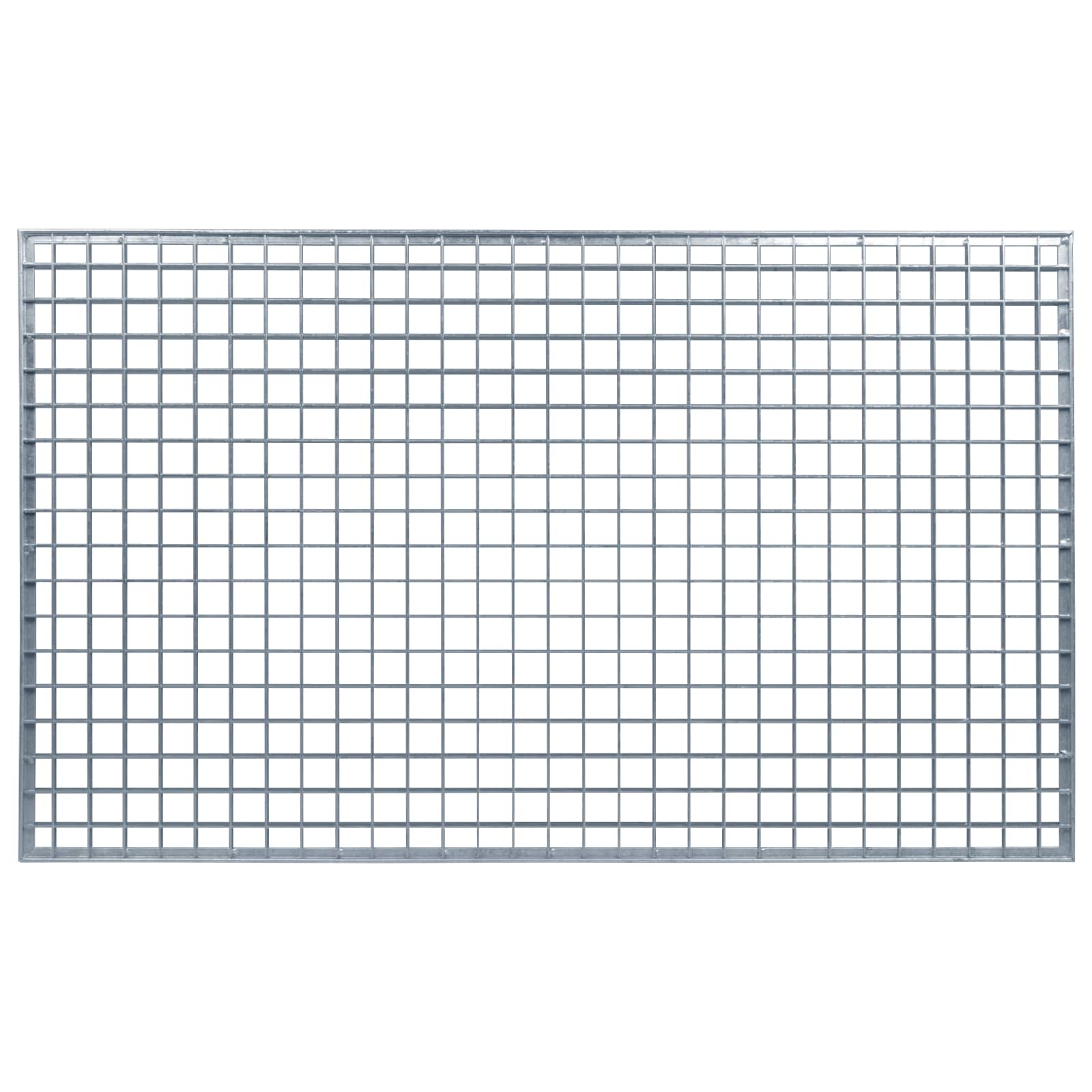 vidaXL Σίτα Ασημί 100 x 60 x 2 cm Γαλβανισμένο Ατσάλι Ψυχρής Βύθισης - Image 5