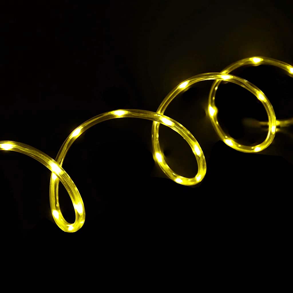 vidaXL Φωτιστικό Συρματόσχοινο με 1200 LED Θερμό λευκό 50 m PVC - Image 8
