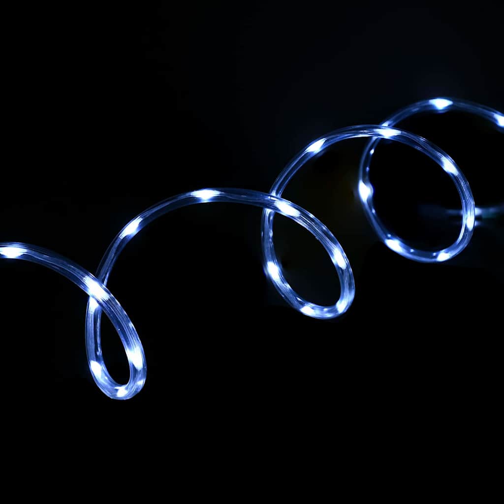 vidaXL Φωτιστικό Συρματόσχοινο με 240 LED Κρύο Λευκό 10 m PVC - Image 8