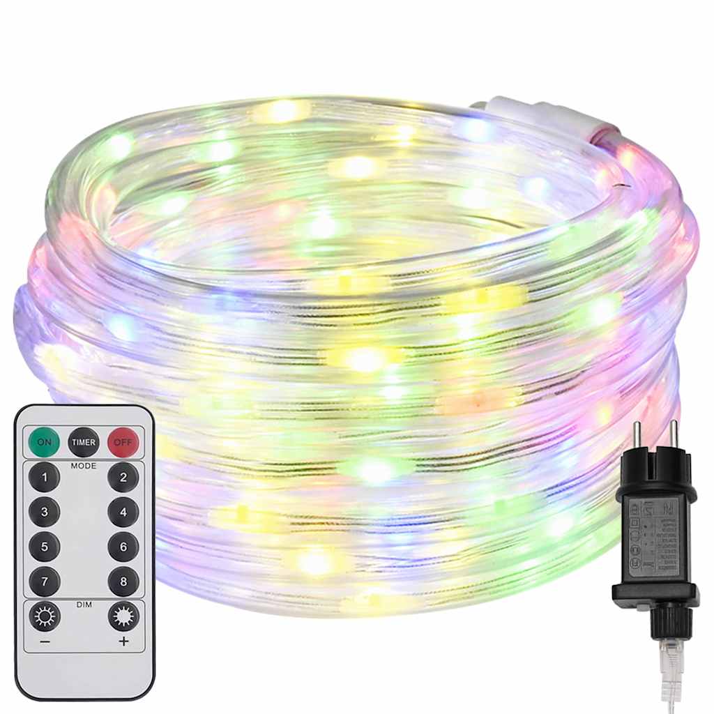 vidaXL Φωτιστικό Συρματόσχοινο με 480 LED Πολύχρωμο 20 m PVC - Image 2