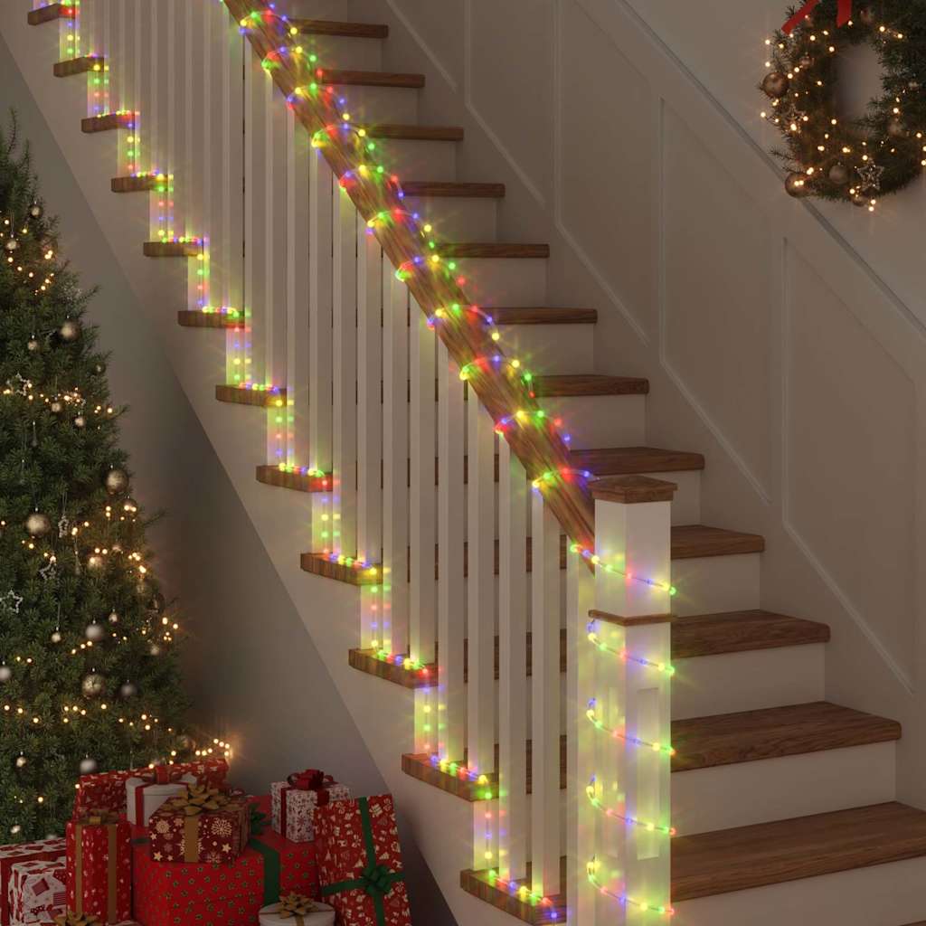 vidaXL Φωτιστικό Συρματόσχοινο με 1200 LED Πολύχρωμο 50 m PVC - Image 4