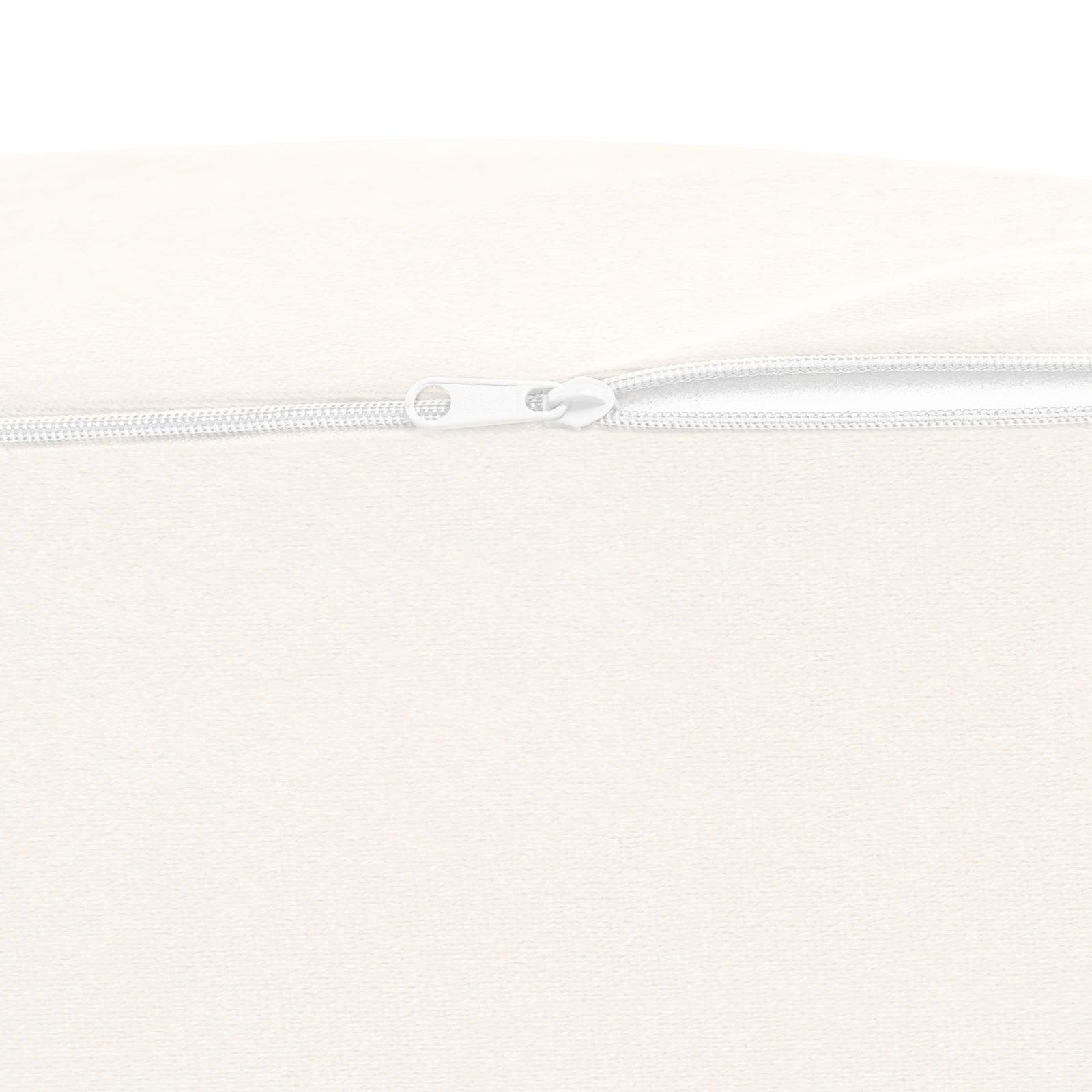vidaXL Μαξιλάρι Ποδιών 68 x 41 x 24 εκ PU Αφρός Λευκό - Image 6