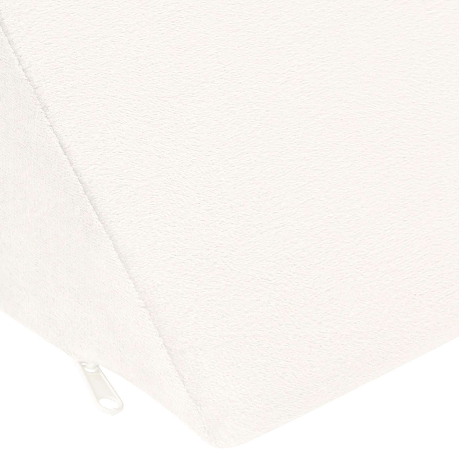 vidaXL Μαξιλάρι Ποδιών 68 x 25 x 21,5 εκ Σφιχτό PU Αφρός Λευκό - Image 7