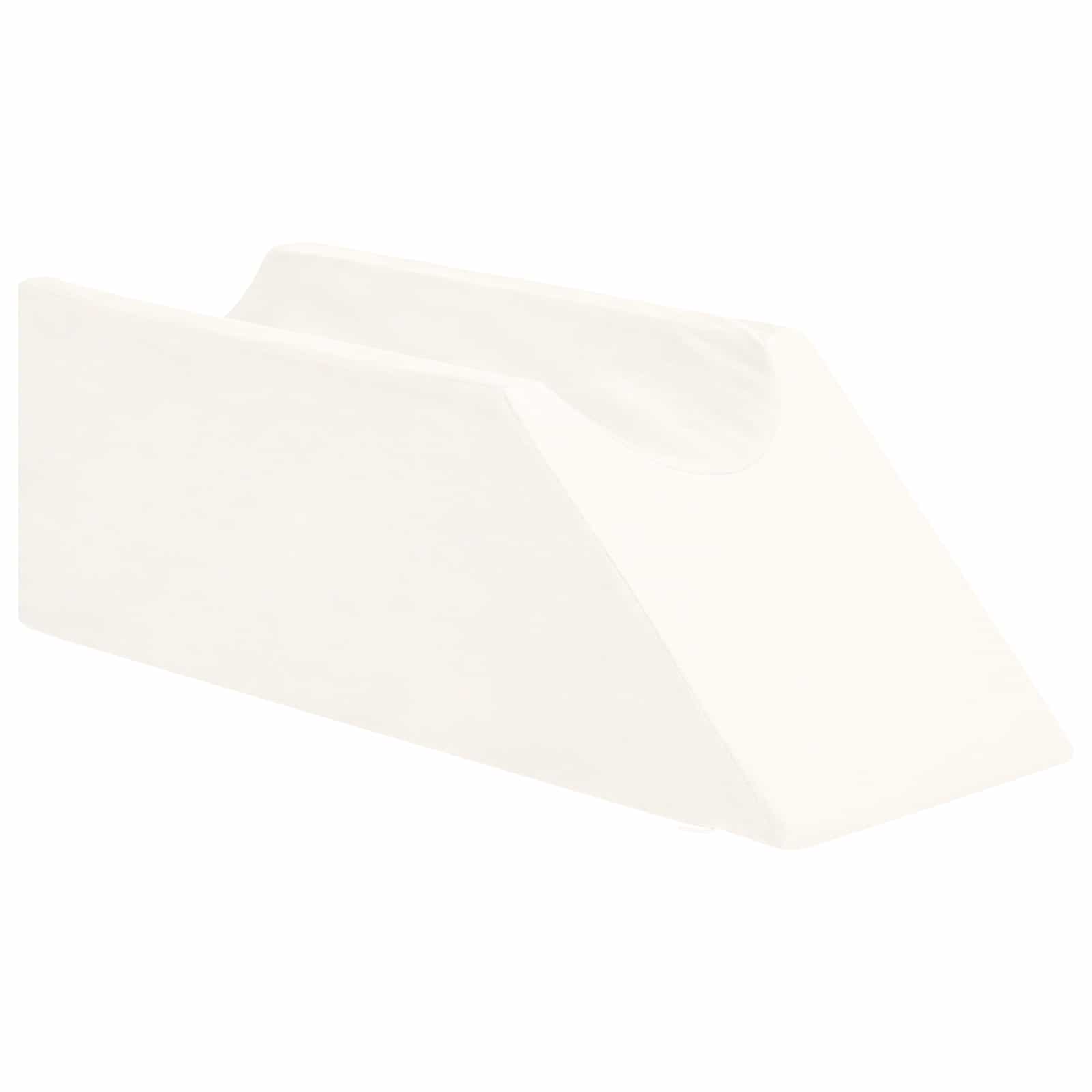 vidaXL Μαξιλάρι Ποδιών 68 x 25 x 21,5 εκ Σφιχτό PU Αφρός Λευκό - Image 2