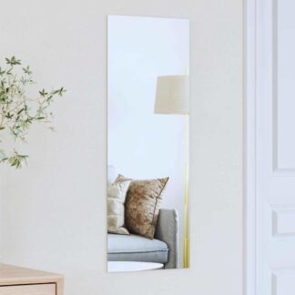 vidaXL Καθρέφτης τοίχου Ορθογώνιος 30 x 80 cm σκληρυμένο γυαλί