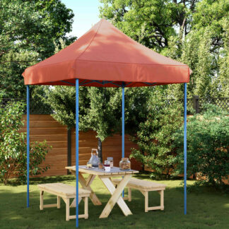 vidaXL Σκηνή Πάρτυ 200 x 200 x 306 εκ. Τερακότα Ύφασμα Όξφορντ