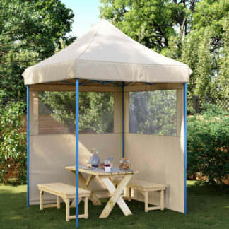 vidaXL Σκηνή Πάρτυ 200 x 200 x 306 εκ. Μπεζ Ύφασμα Όξφορντ