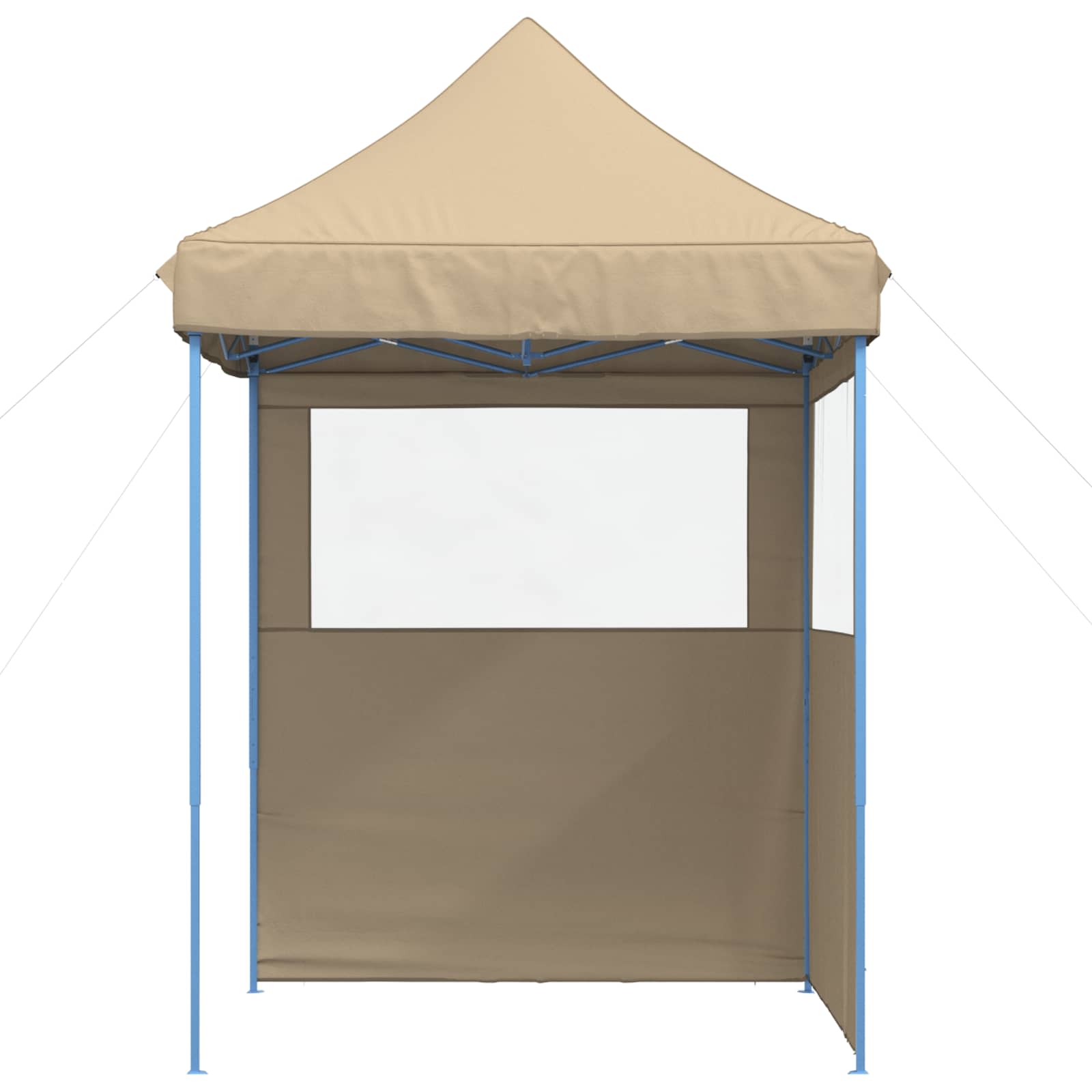 vidaXL Σκηνή Πάρτυ 200 x 200 x 306 εκ. Μπεζ Ύφασμα Όξφορντ - Image 3