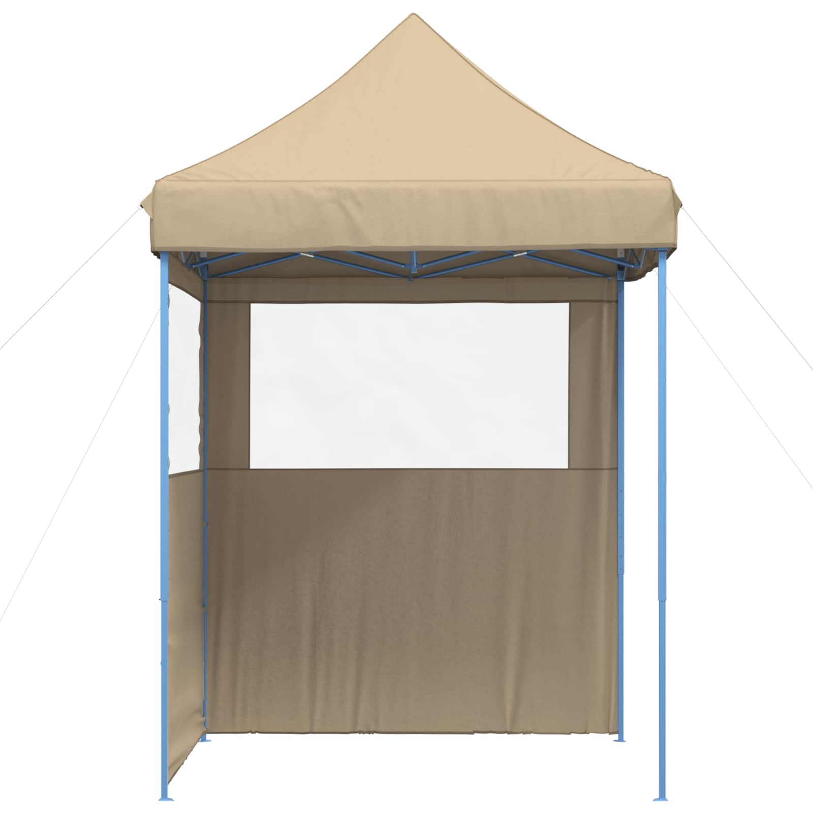vidaXL Σκηνή Πάρτυ 200 x 200 x 306 εκ. Μπεζ Ύφασμα Όξφορντ - Image 5