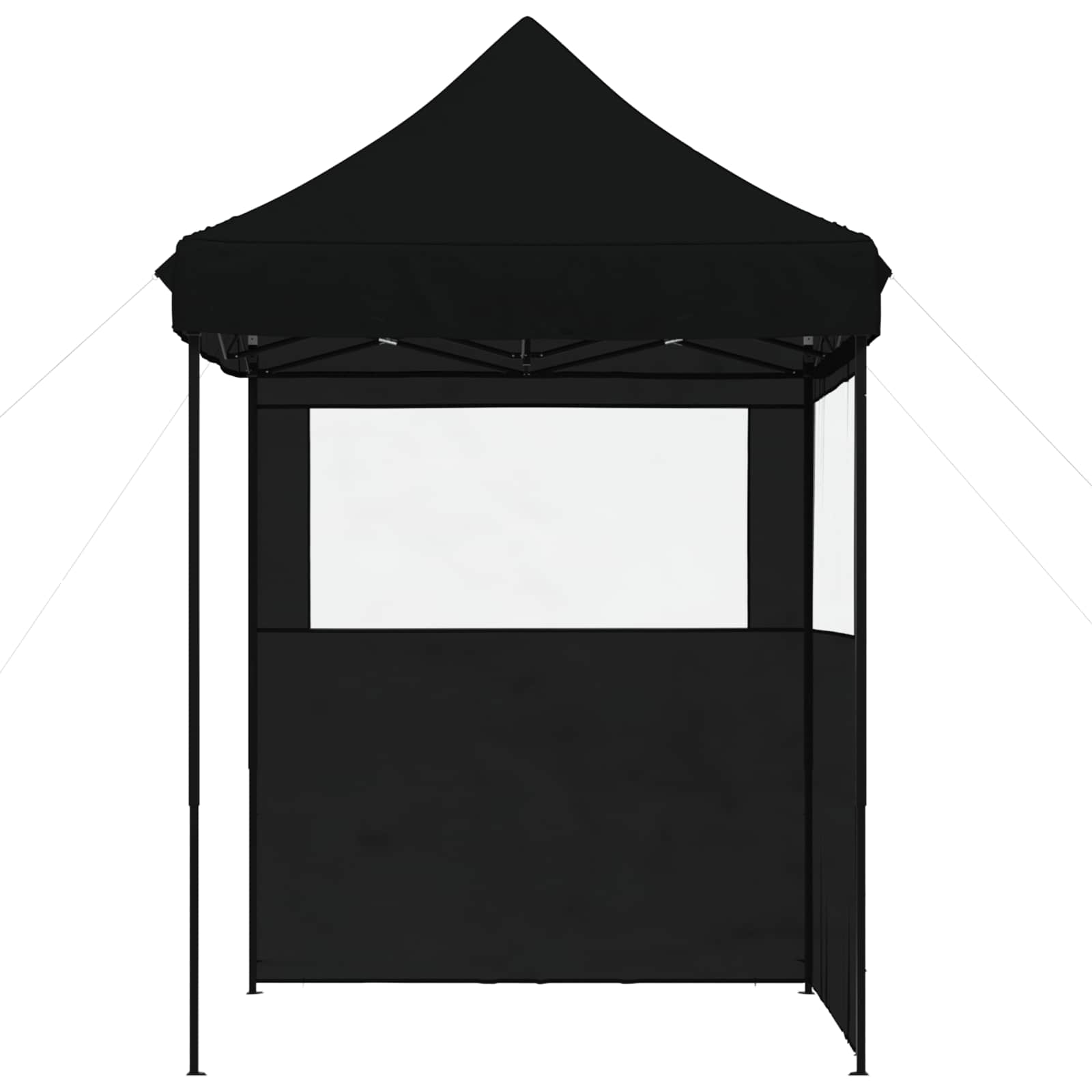 vidaXL Σκηνή Πάρτυ 200 x 200 x 306 εκ. Μαύρο Ύφασμα Όξφορντ - Image 3