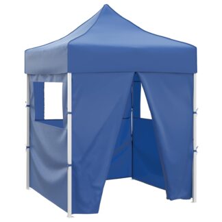 vidaXL Σκηνή Πάρτυ 200 x 200 x 315 εκ. Μπλε Ύφασμα Όξφορντ