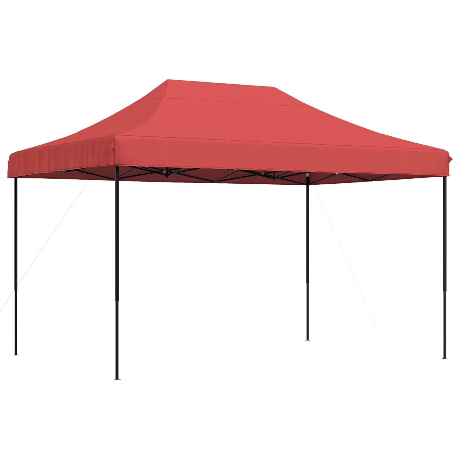 vidaXL Σκηνή Πάρτυ 279 x 410 x 315 εκ. Μπορντό Ύφασμα Όξφορντ - Image 2