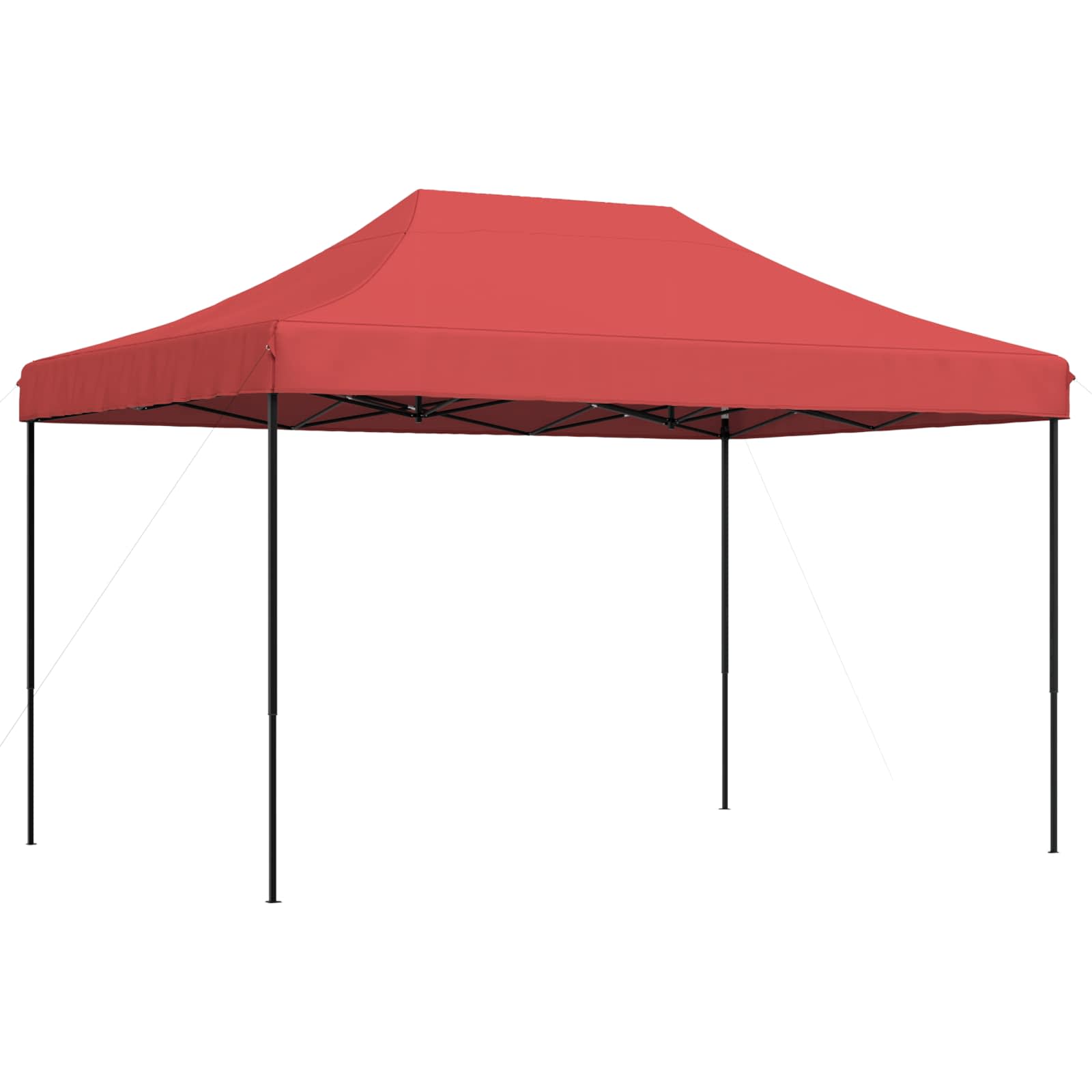 vidaXL Σκηνή Πάρτυ 279 x 410 x 315 εκ. Μπορντό Ύφασμα Όξφορντ - Image 6