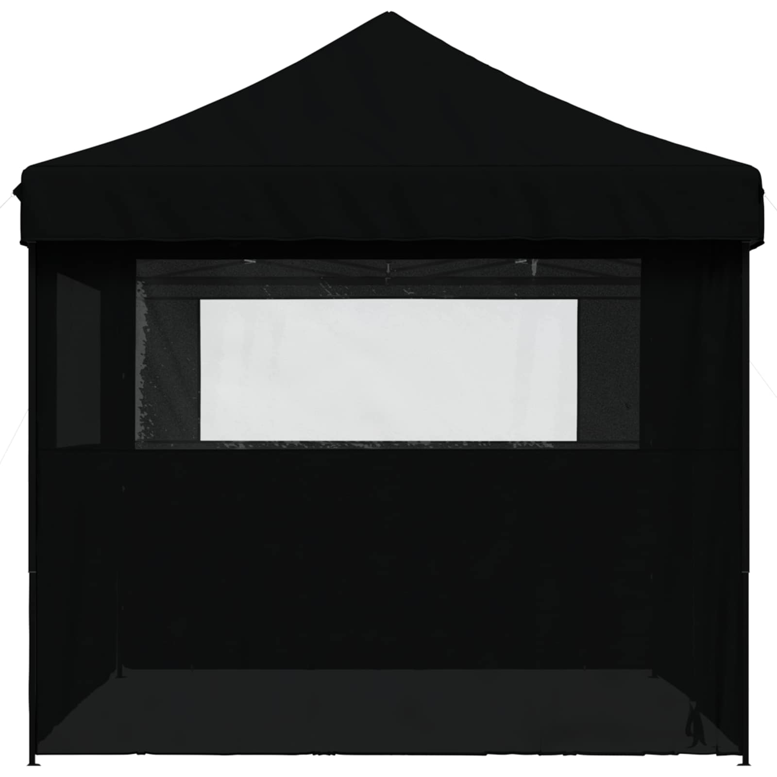 vidaXL Σκηνή Πάρτυ 279 x 410 x 315 εκ. Μαύρο Ύφασμα Όξφορντ - Image 6