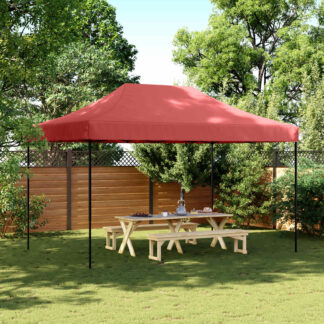 vidaXL Σκηνή Πάρτυ 292 x 440 x 315 εκ. Μπορντό Ύφασμα Όξφορντ