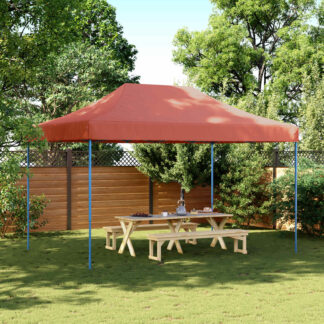 vidaXL Σκηνή Πάρτυ 292 x 440 x 315 εκ. Τερακότα Ύφασμα Όξφορντ