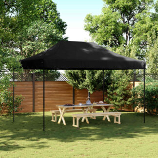 vidaXL Σκηνή Πάρτυ 292 x 440 x 315 εκ. Μαύρο Ύφασμα Όξφορντ