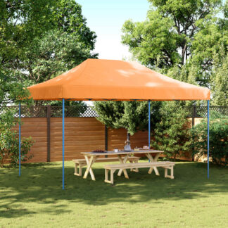 vidaXL Σκηνή Πάρτυ 292 x 440 x 315 εκ. Πορτοκαλί Ύφασμα Όξφορντ