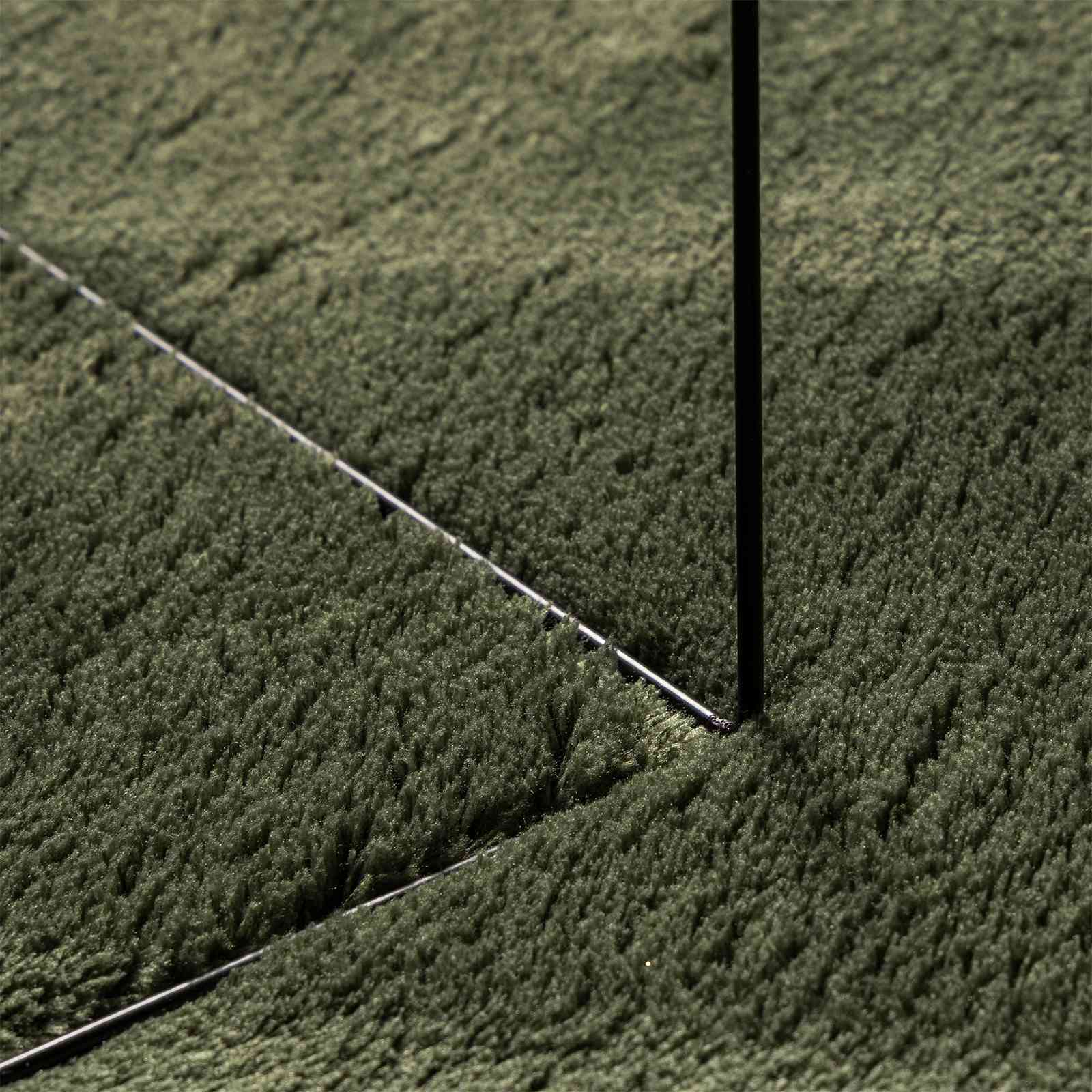 vidaXL Χαλί HUARTE Δασικό Πράσινο 80 x 500 cm 100% Πολυεστέρας - Image 5