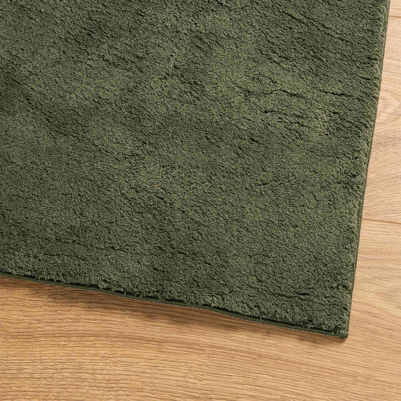 vidaXL Χαλί HUARTE Δασικό Πράσινο 80 x 500 cm 100% Πολυεστέρας - Image 7