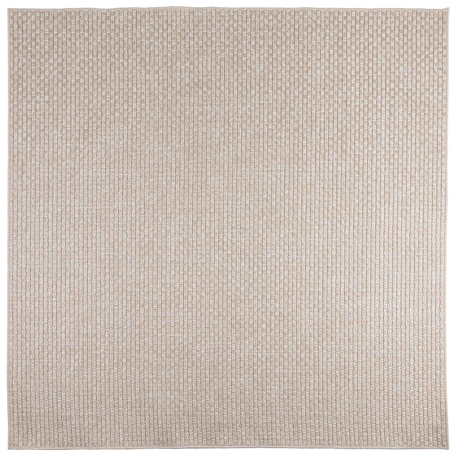 vidaXL Χαλιά χώρου τετράγωνο FARO Κρεμ 120 x 120 cm Πολυεστέρας - Image 2