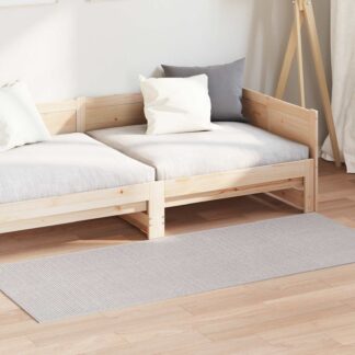 vidaXL Χαλί εσωτερικού χώρου LUGO Κρεμ 80 x 200 cm Πολυεστέρας