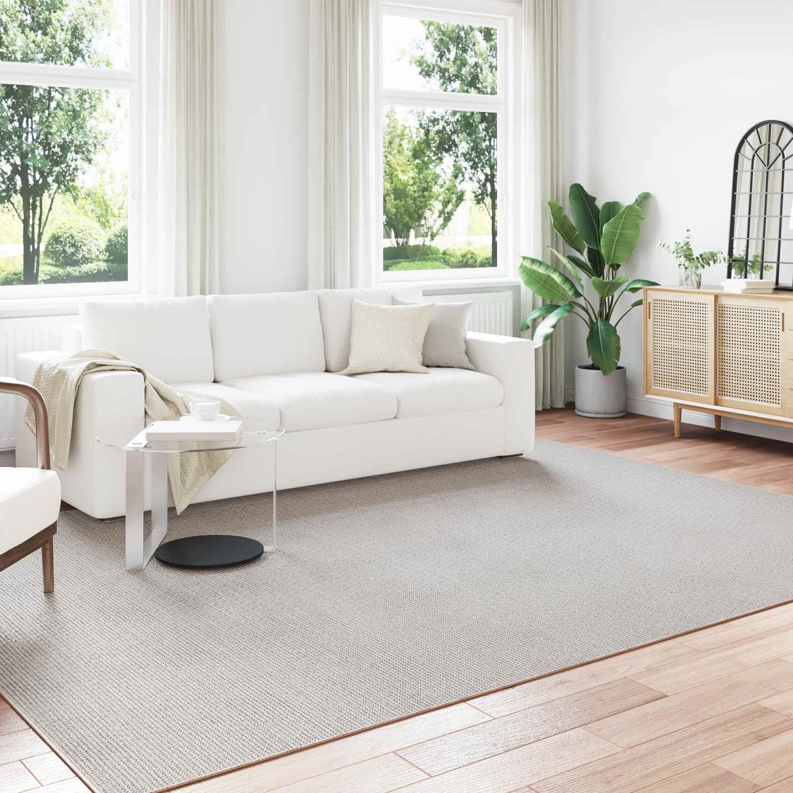 vidaXL Χαλί εσωτερικού χώρου LUGO Κρεμ 200 x 280 cm Πολυεστέρας