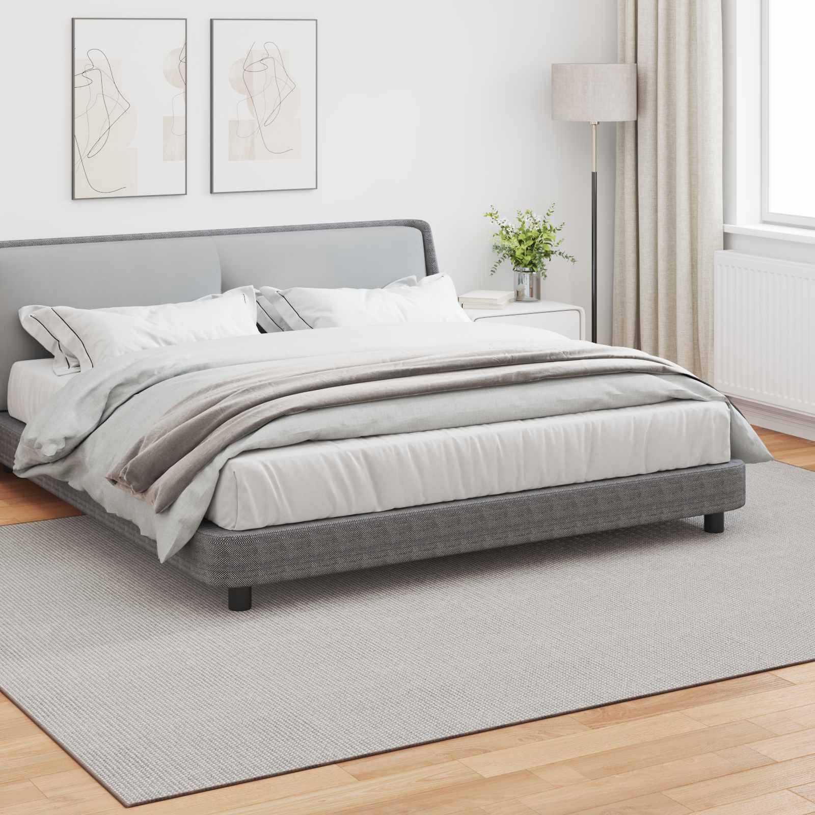 vidaXL Χαλί εσωτερικού χώρου LUGO Κρεμ 200 x 280 cm Πολυεστέρας - Image 3