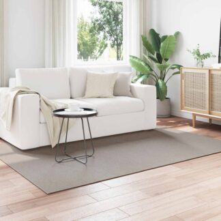 vidaXL Χαλί εσωτερικού χώρου LUGO Κρέμα και Ταπεί 120 x 170 cm