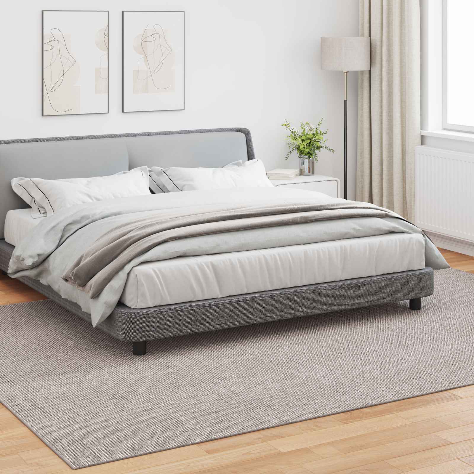 vidaXL Χαλί εσωτερικού χώρου LUGO Κρέμα και Ταπεί 240 x 340 εκ. - Image 3