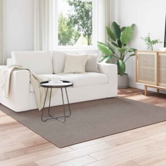 vidaXL Χαλί εσωτερικού χώρου LUGO Κρέμα και Ταπεί 120 x 120 cm