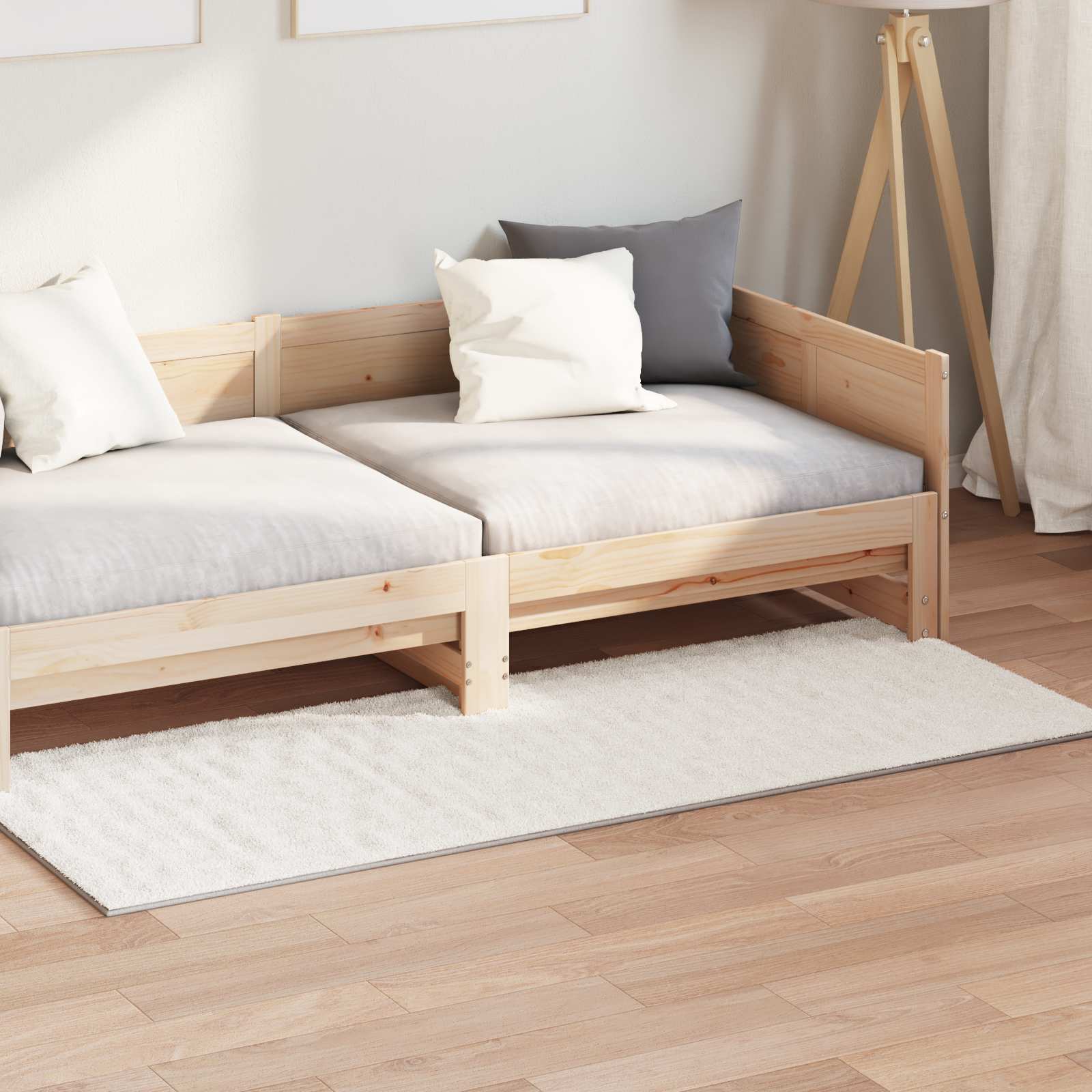 vidaXL Χαλί εσωτερικού χώρου SIROLO Κρεμ 80 x 150 cm Πολυεστέρας - Image 3
