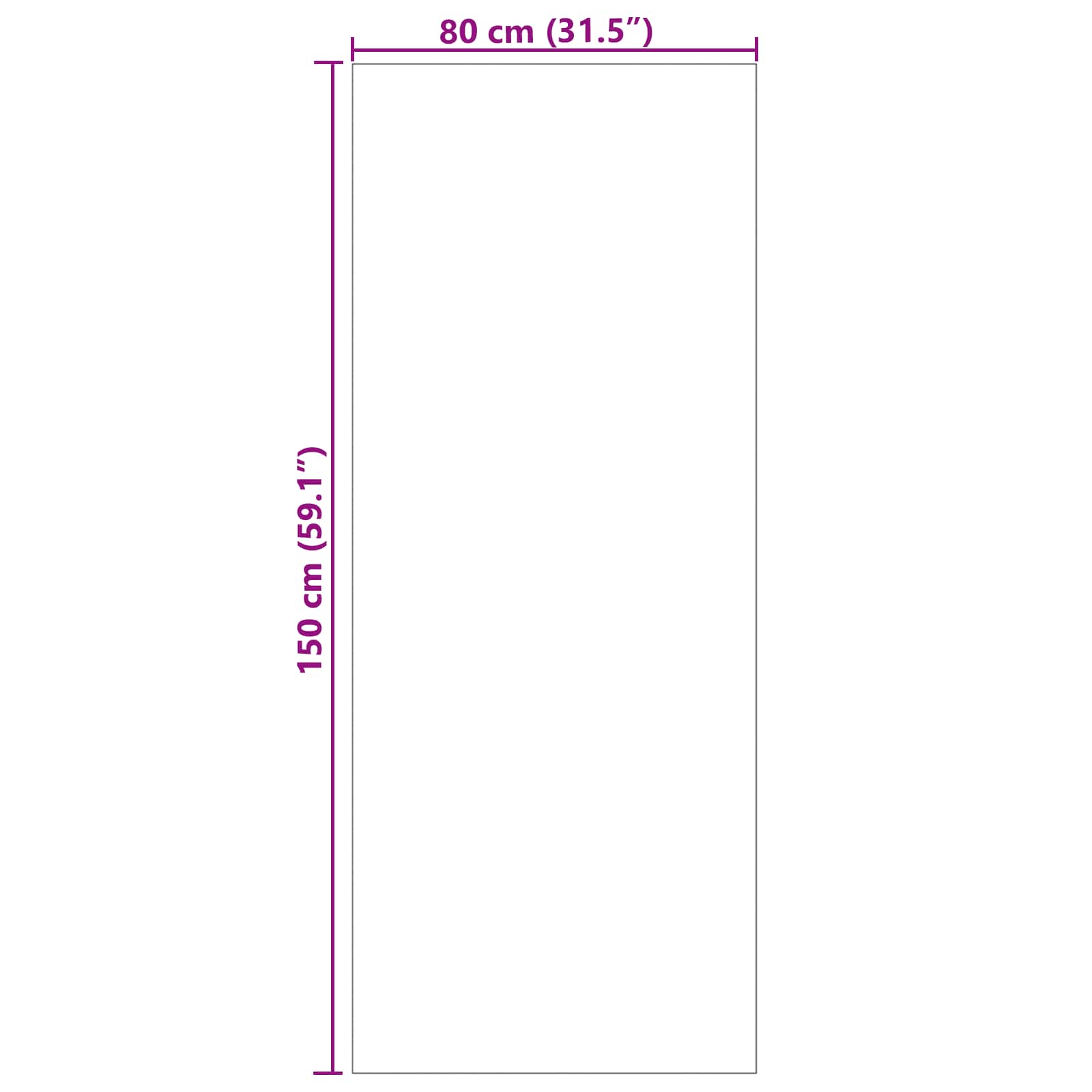 vidaXL Χαλί εσωτερικού χώρου SIROLO Κρεμ 80 x 150 cm Πολυεστέρας - Image 8